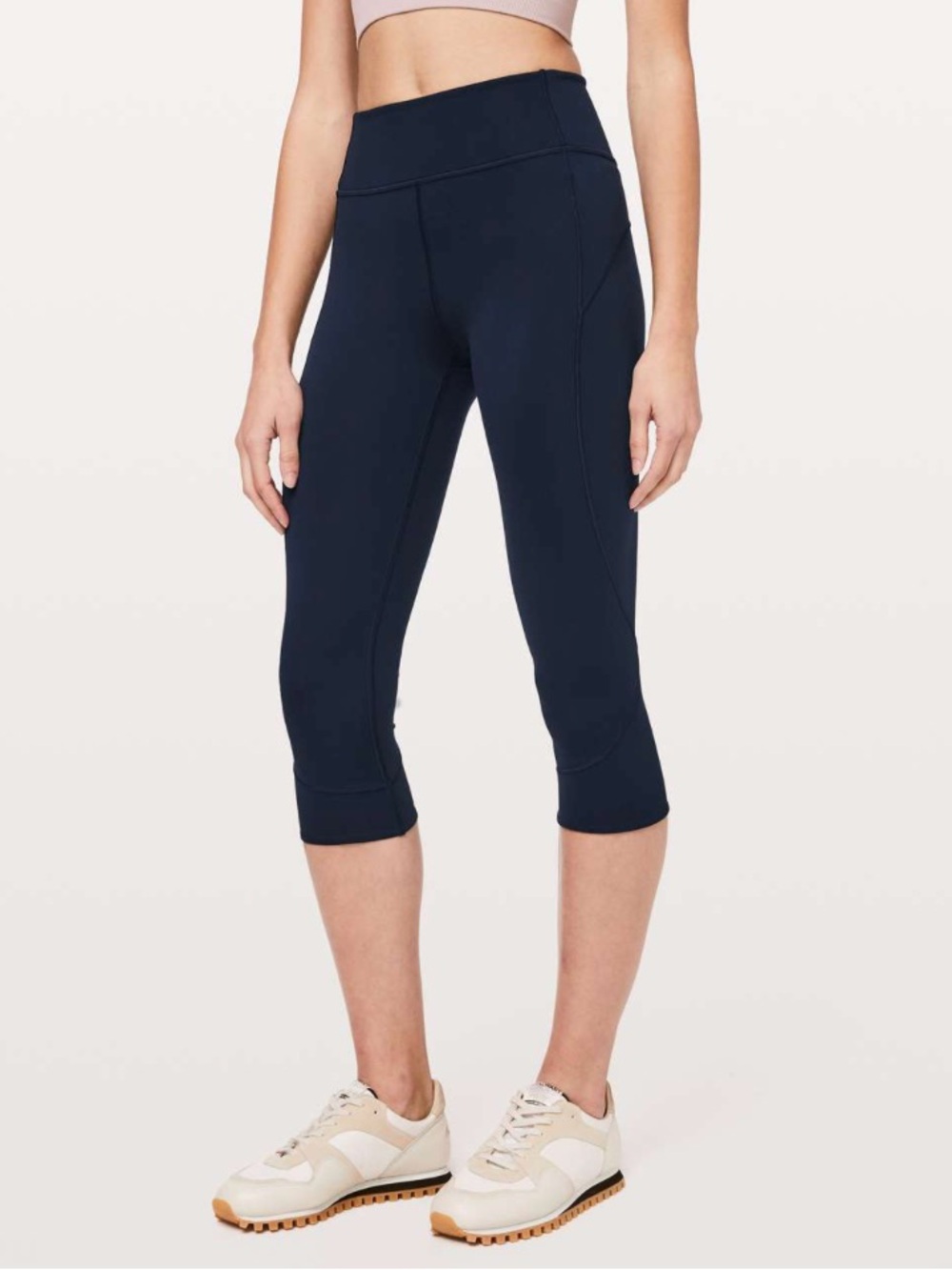 Lululemon In Movement Crop *Everlux 19"
True Navy
